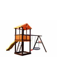 Деревянная детская игровая площадка «Pitigliano-3 Паутина» Perfetto sport