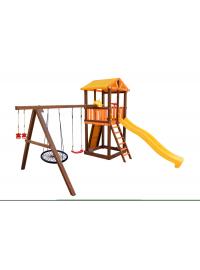 Деревянная детская игровая площадка «Pitigliano-4 Паутина» Perfetto sport